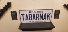 Load image into Gallery viewer, *TABARNAK* : Personalized Style Souvenir/Gift Plate in Car Size