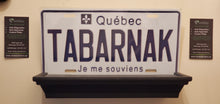 Load image into Gallery viewer, *TABARNAK* : Personalized Style Souvenir/Gift Plate in Car Size