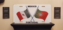 Load image into Gallery viewer, Mexico - Portugal : Custom Car Mexico, Portugal For Off Road License Plate Souvenir Personalized Gift Display