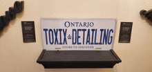 Load image into Gallery viewer, *TOXIX DETAILING* : Your Business Special Style Souvenir/Gift Plate in Car Size