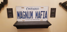 Load image into Gallery viewer, *MAGNUM MAFIA* : Personalized Name Plate: Souvenir/Gift Plate in Car Size