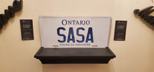 Load image into Gallery viewer, *SASA* : Personalized Name Plate: Souvenir/Gift Plate in Car Size