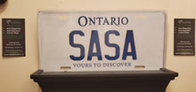 Load image into Gallery viewer, *SASA* : Personalized Name Plate: Souvenir/Gift Plate in Car Size