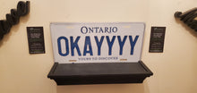 Load image into Gallery viewer, *OKAYYYY * : Personalized Name Plate: Souvenir/Gift Plate in Car Size