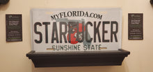 Load image into Gallery viewer, *STARFUCKER* : Personalized Name Plate: Souvenir/Gift Plate in Car Size