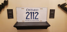 Load image into Gallery viewer, 2112 : Custom Car Plate Ontario For Novelty Souvenir Gift Display Special Occasions Mancave Garage Office Windshield