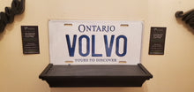Load image into Gallery viewer, *VOLVO* : Personalized Name Plate: Souvenir/Gift Plate in Car Size