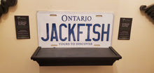 Load image into Gallery viewer, *JACKFISH* : Personalized Name Plate: Souvenir/Gift Plate in Car Size