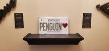 Load image into Gallery viewer, PENGUIN (Green) : Custom Bike Ontario For Off Road License Plate Souvenir Personalized Gift Display