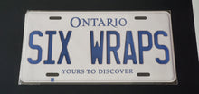 Load image into Gallery viewer, *SIX WRAPS* : Personalized Style Souvenir/Gift Plate in Car Size