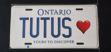 Load image into Gallery viewer, *TUTUS <3* : Personalized Style Souvenir/Gift Plate in Car Size