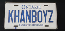 Load image into Gallery viewer, *KHANBOYZ* : Personalized Style Souvenir/Gift Plate in Car Size