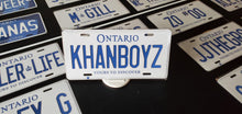 Load image into Gallery viewer, *KHANBOYZ* : Personalized Style Souvenir/Gift Plate in Car Size