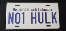 Load image into Gallery viewer, *NO1 HULK* : Personalized Style Souvenir/Gift Plate in Car Size