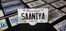 Load image into Gallery viewer, *SAANIYA* : Personalized Style Souvenir/Gift Plate in Car Size