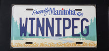 Load image into Gallery viewer, *WINNIPEG* : Personalized Style Souvenir/Gift Plate in Car Size
