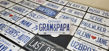 Load image into Gallery viewer, Custom Car License Plate: GRAM&PAPA