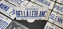 Load image into Gallery viewer, Custom Car License Plate: Bella.LeBlanc