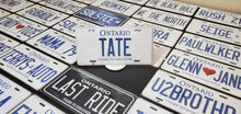 Load image into Gallery viewer, Custom Car License Plate: Tate