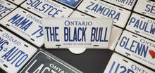 Load image into Gallery viewer, Custom Car License Plate: The Black Bull