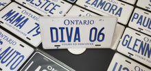 Load image into Gallery viewer, Custom Car License Plate: DIVA 06