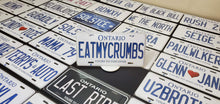 Load image into Gallery viewer, Custom Car License Plate: Eatmycrumbs