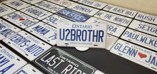 Load image into Gallery viewer, Custom Car License Plate: u2brothr