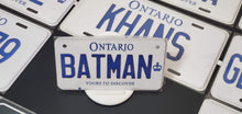 Load image into Gallery viewer, Custom Car License Plate: Batman
