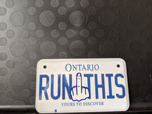 Load image into Gallery viewer, *RUN THIS* This Time for Bikers: Bike Plate Size Customized Novelty/Souvenir/Gift Plate