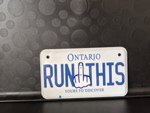 Load image into Gallery viewer, *RUN THIS* This Time for Bikers: Bike Plate Size Customized Novelty/Souvenir/Gift Plate