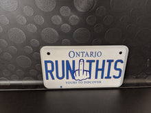 Load image into Gallery viewer, *RUN THIS* This Time for Bikers: Bike Plate Size Customized Novelty/Souvenir/Gift Plate