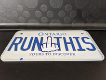 Load image into Gallery viewer, *RUN THIS* This Time for Bikers: Bike Plate Size Customized Novelty/Souvenir/Gift Plate