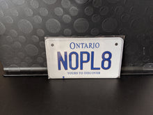 Load image into Gallery viewer, *NOPL8* This Time for Bikers: Bike Plate Size Customized Novelty/Souvenir/Gift Plate