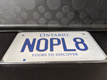 Load image into Gallery viewer, *NOPL8* This Time for Bikers: Bike Plate Size Customized Novelty/Souvenir/Gift Plate
