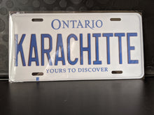 Load image into Gallery viewer, KARACHITTE : Custom Car Ontario For Off Road License Plate Souvenir Personalized Gift Display