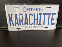 Load image into Gallery viewer, KARACHITTE : Custom Car Ontario For Off Road License Plate Souvenir Personalized Gift Display