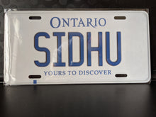 Load image into Gallery viewer, *SIDHU* : Hey, Want to Stand Out From The Crowd? : Customized Any Province Car Style Souvenir/Gift Plates