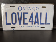 Load image into Gallery viewer, LOVE4ALL : Custom Car Ontario For Off Road License Plate Souvenir Personalized Gift Display