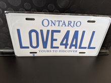 Load image into Gallery viewer, LOVE4ALL : Custom Car Ontario For Off Road License Plate Souvenir Personalized Gift Display