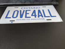 Load image into Gallery viewer, LOVE4ALL : Custom Car Ontario For Off Road License Plate Souvenir Personalized Gift Display