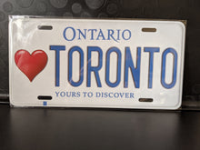 Load image into Gallery viewer, <3 TORONTO : Custom Car Ontario For Off Road License Plate Souvenir Personalized Gift Display