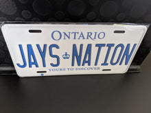 Load image into Gallery viewer, JAYS NATION : Custom Car Ontario For Off Road License Plate Souvenir Personalized Gift Display