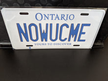 Load image into Gallery viewer, N0WUCME : Custom Car Ontario For Off Road License Plate Souvenir Personalized Gift Display
