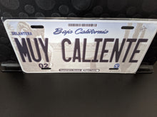 Load image into Gallery viewer, MUY CALIENTE : Custom Car Baja California For Off Road License Plate Souvenir Personalized Gift Display
