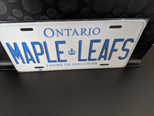 Load image into Gallery viewer, *MAPLE LEAFS* Customized Ontario Car Plate Size Novelty/Souvenir/Gift Plate