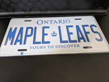 Load image into Gallery viewer, *MAPLE LEAFS* Customized Ontario Car Plate Size Novelty/Souvenir/Gift Plate