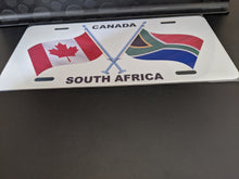 Load image into Gallery viewer, Canada-South Africa : Custom Car Canada/Africa For Off Road License Plate Souvenir Personalized Gift Display