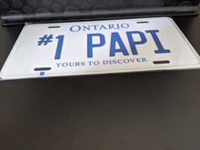 Load image into Gallery viewer, #1 PAPI : Custom Car Ontario For Off Road License Plate Souvenir Personalized Gift Display