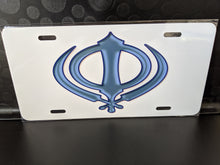 Load image into Gallery viewer, *KHANDA* Symbol Customized Ontario Car Plate Size Novelty/Souvenir/Gift Plate