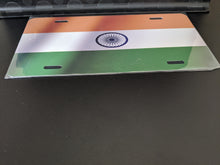 Load image into Gallery viewer, Flag of India (Bharat) : Custom Car India For Off Road License Plate Souvenir Personalized Gift Display